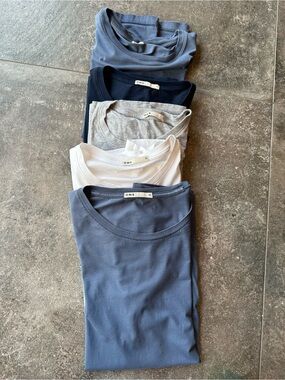 .N.S Premium T-Shirt Lot – 5 Shirts – Sizes Small & Medium